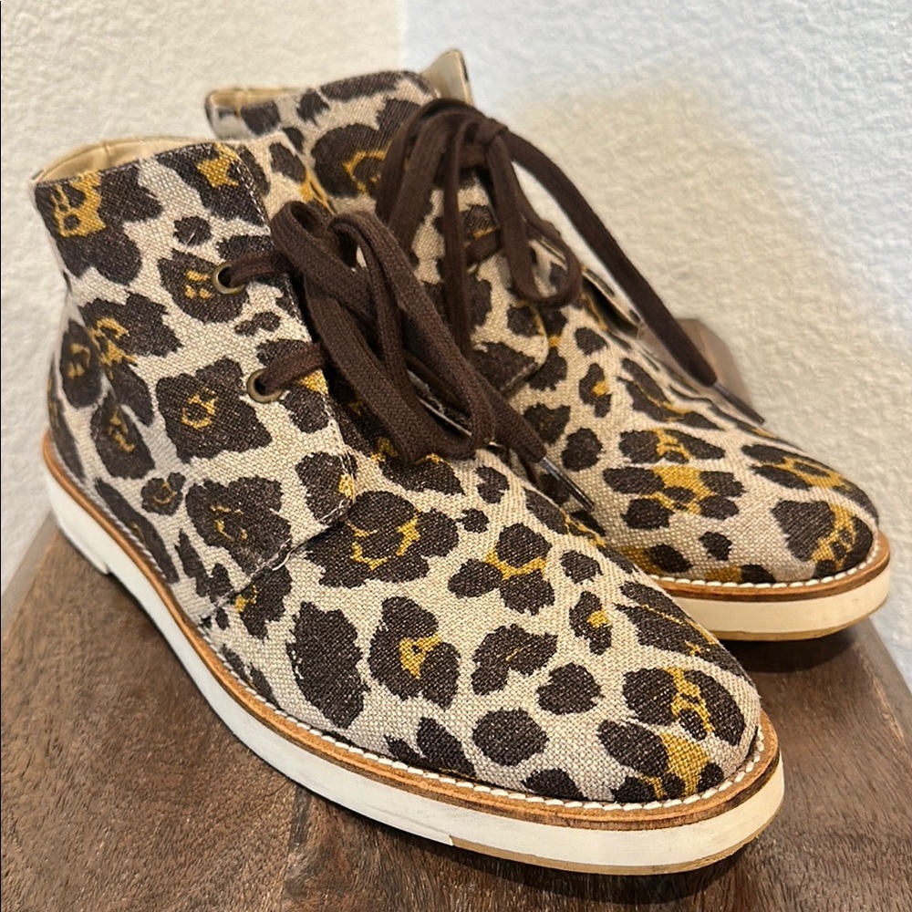 Stella McCartney Jane Animal Print Desert Women’s Booties Size 40 US 9
